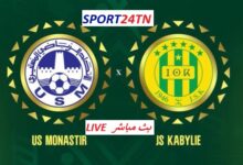 الإتحاد المنستيري ضد شبيبة القبايل