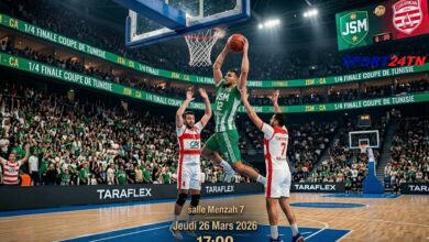 شبيبة المنازه ضد النادي الإفريقي