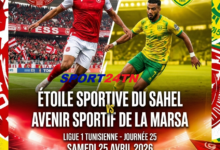 النجم الساحلي ضد مستقبل المرسى